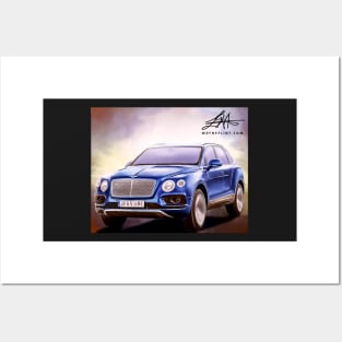 Digital Bentley SUV Posters and Art